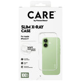 CARE af PanzerGlass Moderne X-Ray Soft Basic Case til iPhone 17 - Transparent