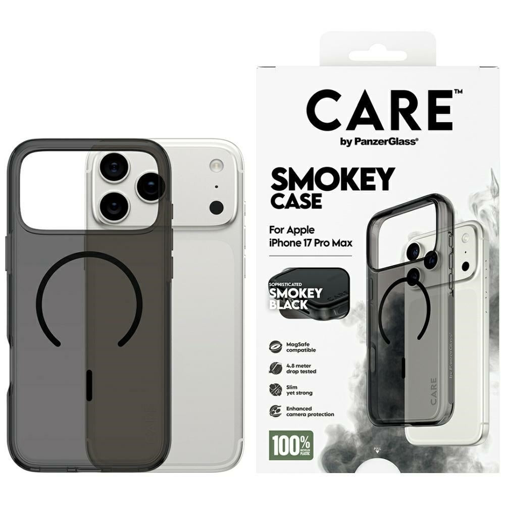 CARE af PanzerGlass Flagship Urban Explorer Case w. Black MagSafe til iPhone 17 Pro Max - sort