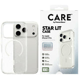 CARE af PanzerGlass Flagship Urban Explorer Case w. White MagSafe til iPhone 17 Pro - Clear Glitter