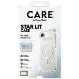 CARE af PanzerGlass Flagship Urban Explorer Case w. White MagSafe til iPhone Air - Clear Glitter
