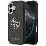 Guess 4G Big 4G Classic Logo Case til iPhone 17 - sort og guld