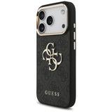 Guess 4G Big 4G Classic Logo Case for iPhone 17 Pro - Black and Gold