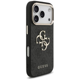 Guess 4G Big 4G Classic Logo Case for iPhone 17 Pro - Black and Gold