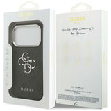 Guess 4G Big 4G Classic Logo-hylster til iPhone 17 Pro Max - sort