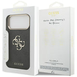 Guess 4G Big 4G Classic Logo Case for iPhone 17 Pro Max - Black and Gold