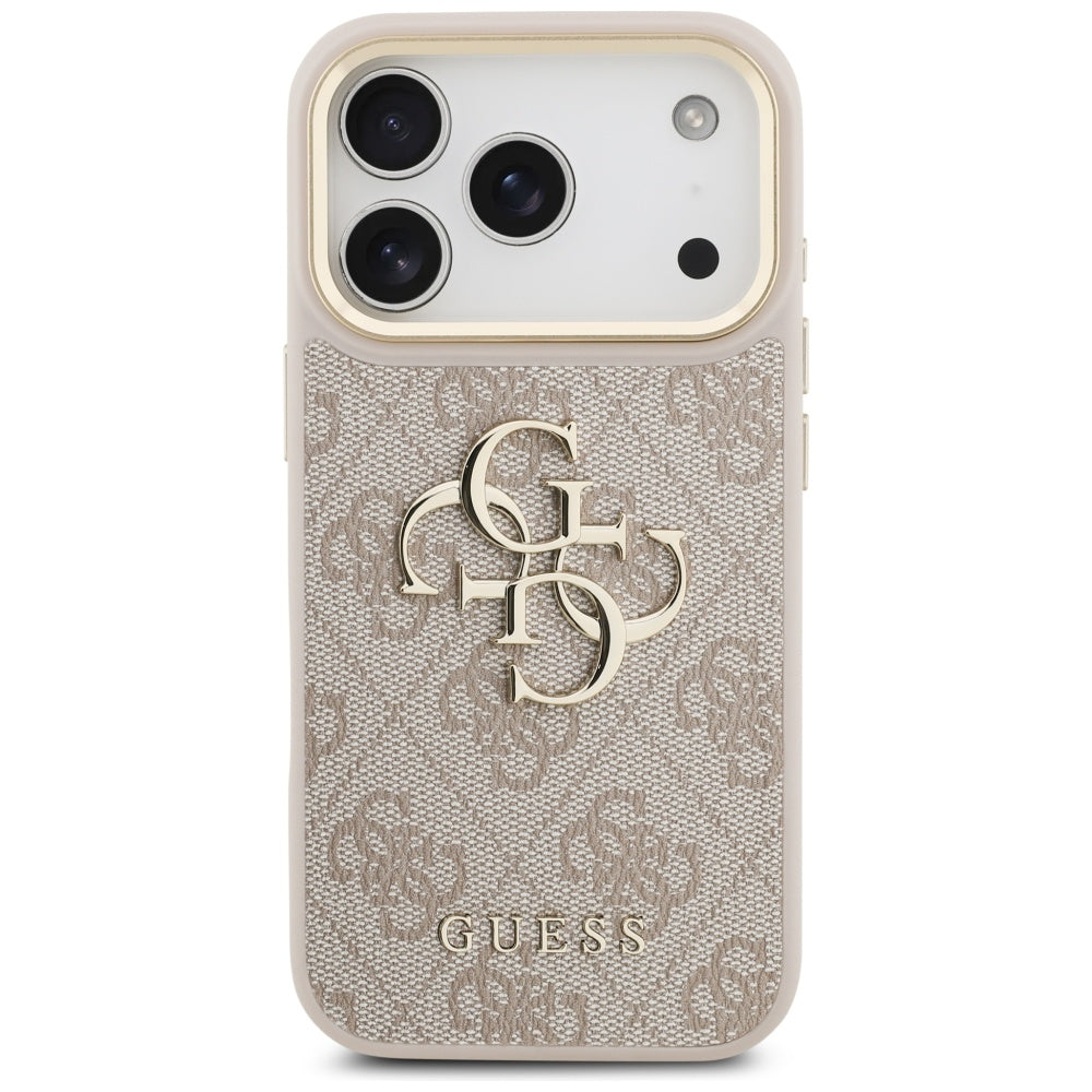 Guess 4G Big 4G Classic Logo Case for iPhone 17 Pro - Rose Gold