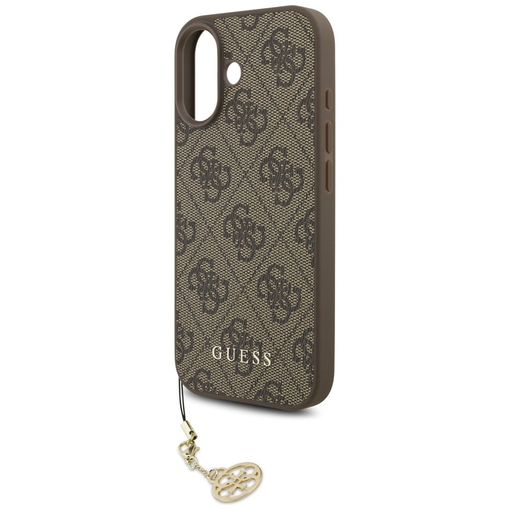 Guess 4G Charms Collection MagSafe-hylster til iPhone 17 - brun