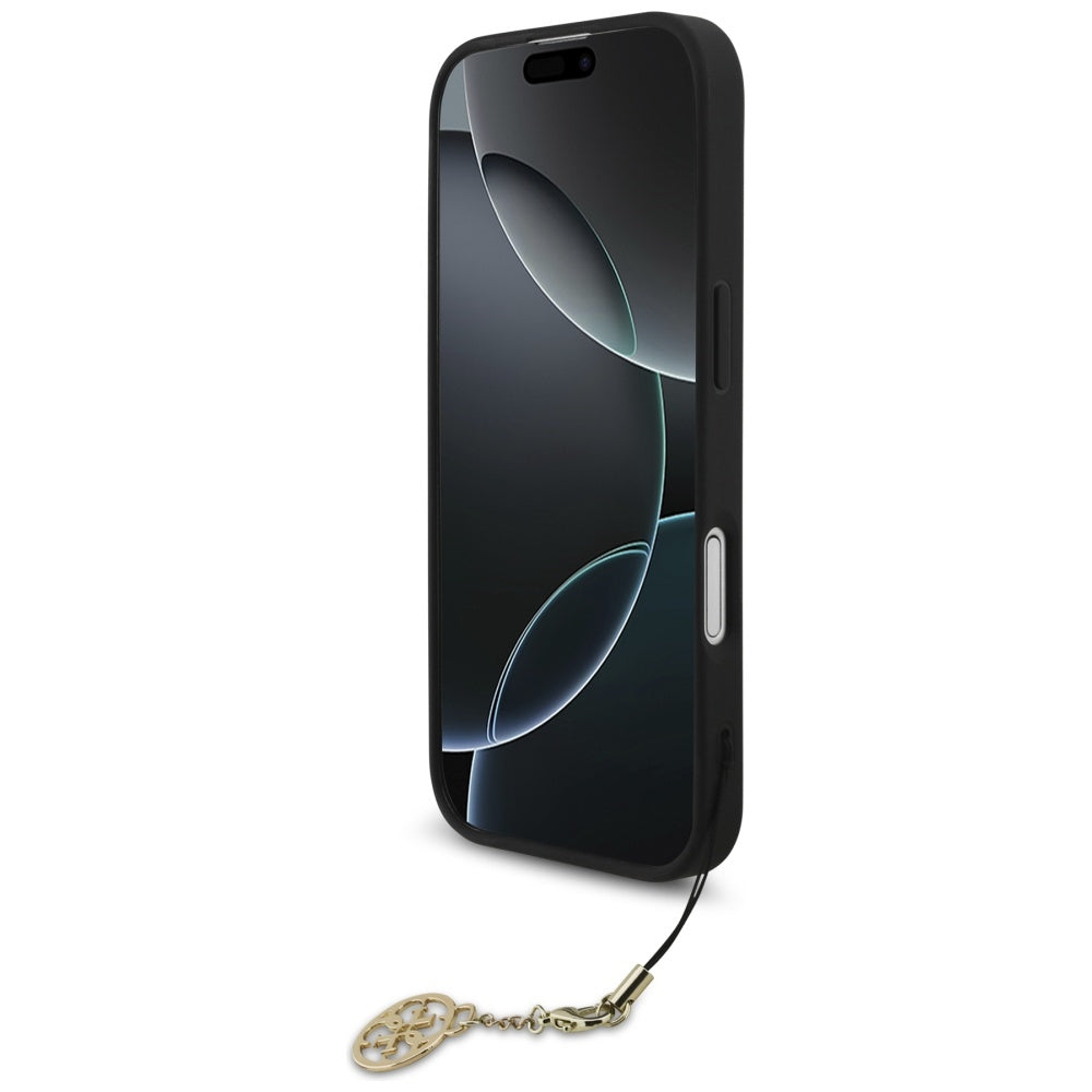 Guess 4G Charms Collection MagSafe case for iPhone 17 - black