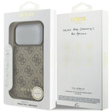Guess 4G Charms Collection MagSafe case for iPhone 17 Pro - brown