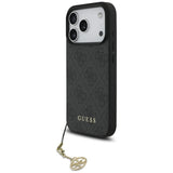 Guess 4G Charms Collection MagSafe-hylster til iPhone 17 Pro - sort