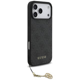 Guess 4G Charms Collection MagSafe-hylster til iPhone 17 Pro Max - sort