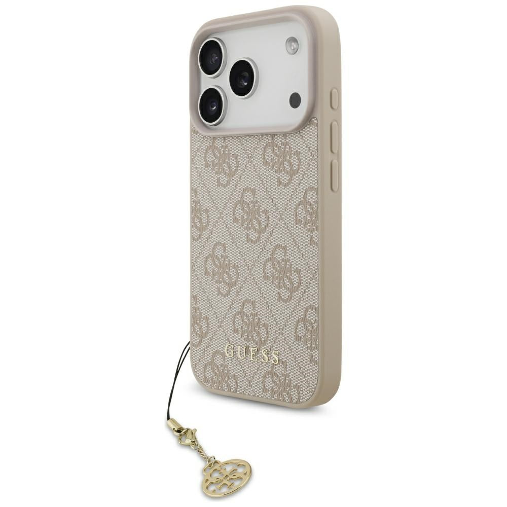 Guess 4G Charms Collection MagSafe Case til iPhone 17 Pro - Pink