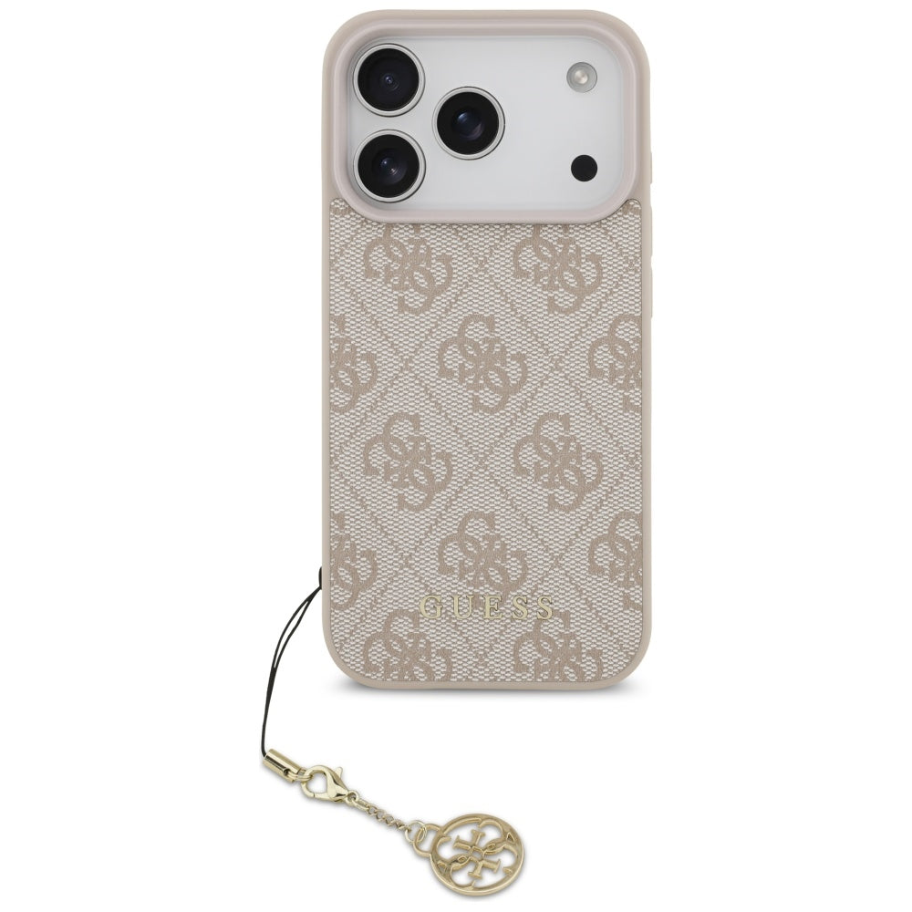 Guess 4G Charms Collection MagSafe Case til iPhone 17 Pro - Pink