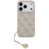 Guess 4G Charms Collection MagSafe Case til iPhone 17 Pro - Pink