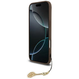 Guess 4G Charms Collection MagSafe-kasse til iPhone Air - brun