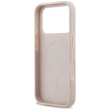 Guess 4G Circle Classic Logo MagSafe Case for iPhone 17 Pro - Pink