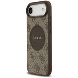 Guess 4G Circle Classic Logo MagSafe-kasse til iPhone Air - brun