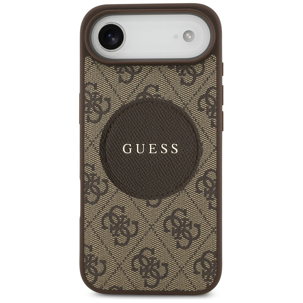 Guess 4G Circle Classic Logo MagSafe-kasse til iPhone Air - brun