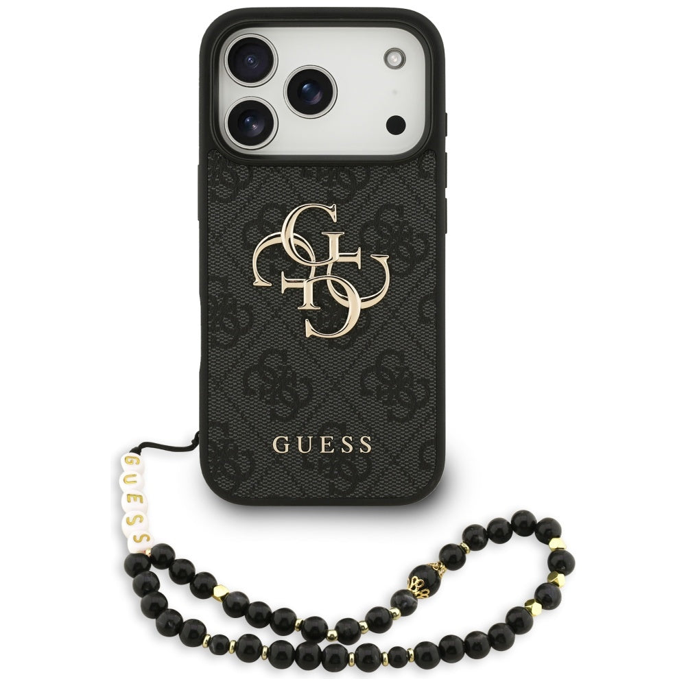 Guess 4G Strap 4G Classic Logo Case for iPhone 17 Pro - Black