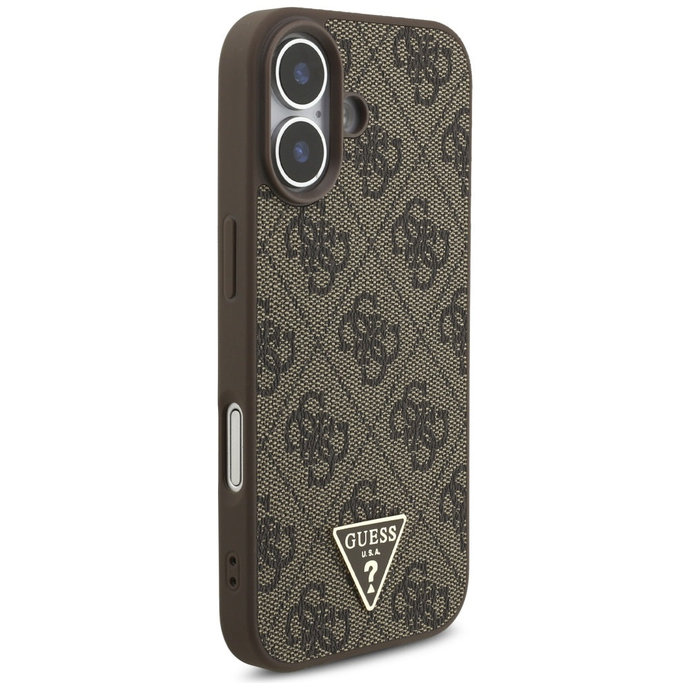 Guess 4G Strap Triangle Logo MagSafe-fodral til iPhone 17 - brun