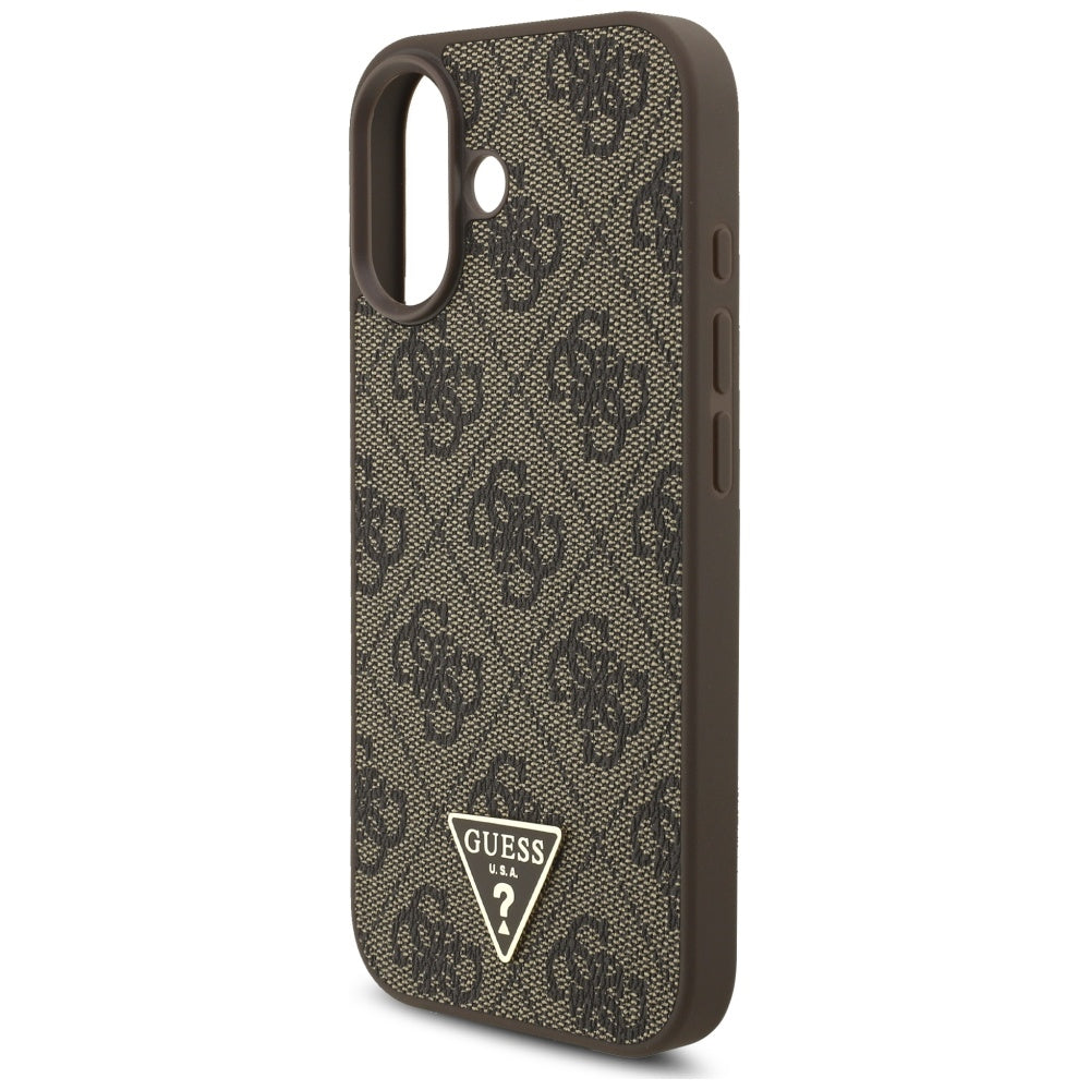 Guess 4G Strap Triangle Logo MagSafe-fodral til iPhone 17 - brun