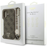 Guess 4G Strap Triangle Logo MagSafe-fodral til iPhone 17 - brun