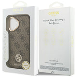 Guess 4G Strass Logo MagSafe-hylster til iPhone 17 - brun