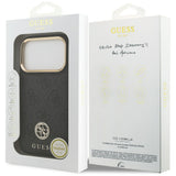 Guess 4G Strass Logo MagSafe-hylster til iPhone 17 Pro - sort
