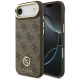 Guess 4G Strass Logo MagSafe Case til iPhone Air - Brunt