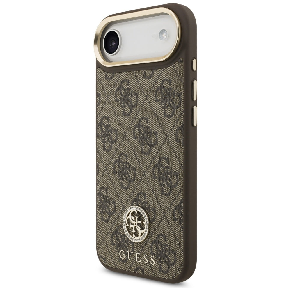 Guess 4G Strass Logo MagSafe Case til iPhone Air - Brunt