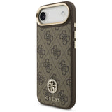 Guess 4G Strass Logo MagSafe Case til iPhone Air - Brunt
