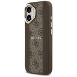 Guess 4G Stripe MagSafe-fodral til iPhone 17 - brun