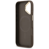 Guess 4G Stripe MagSafe-fodral til iPhone 17 - brun