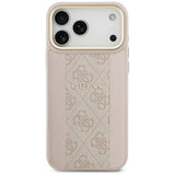 Guess 4G Stripe MagSafe Case for iPhone 17 Pro Max - Pink