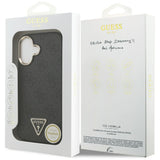 Guess 4G Triangle Logo MagSafe Case til iPhone 17 - sort og guld