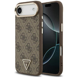 Guess 4G Triangle Logo MagSafe Case til iPhone Air Brunt - Guld