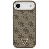 Guess 4G Triangle Logo MagSafe Case til iPhone Air Brunt - Guld