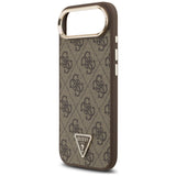 Guess 4G Triangle Logo MagSafe Case til iPhone Air Brunt - Guld