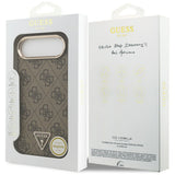 Guess 4G Triangle Logo MagSafe Case til iPhone Air Brunt - Guld