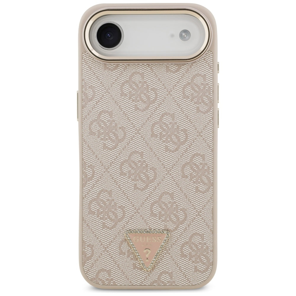 Guess 4G Triangle Logo MagSafe Case for iPhone Air - Rose Gold