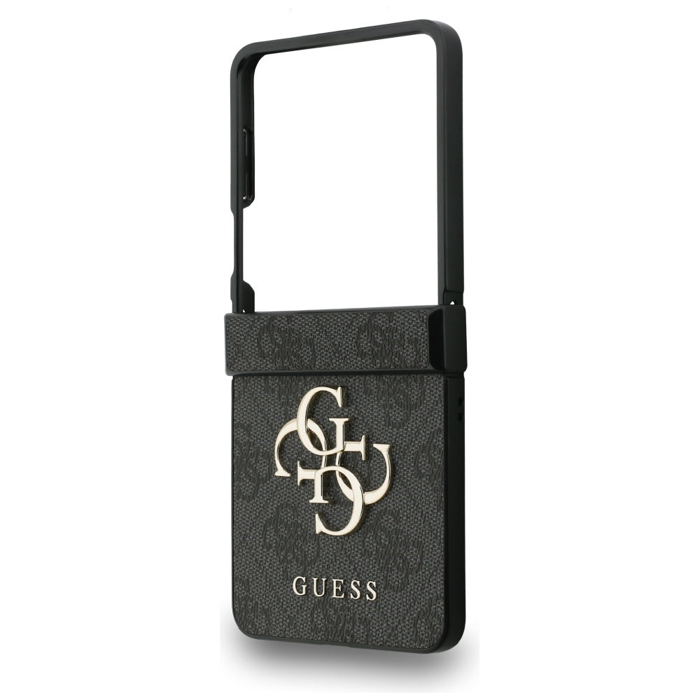 Guess Big 4G Logo Classic Logo Case for Samsung Galaxy Z Flip 7 - Black