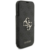 Guess Book 4G Metal Logo Case for iPhone 17 Pro - Black