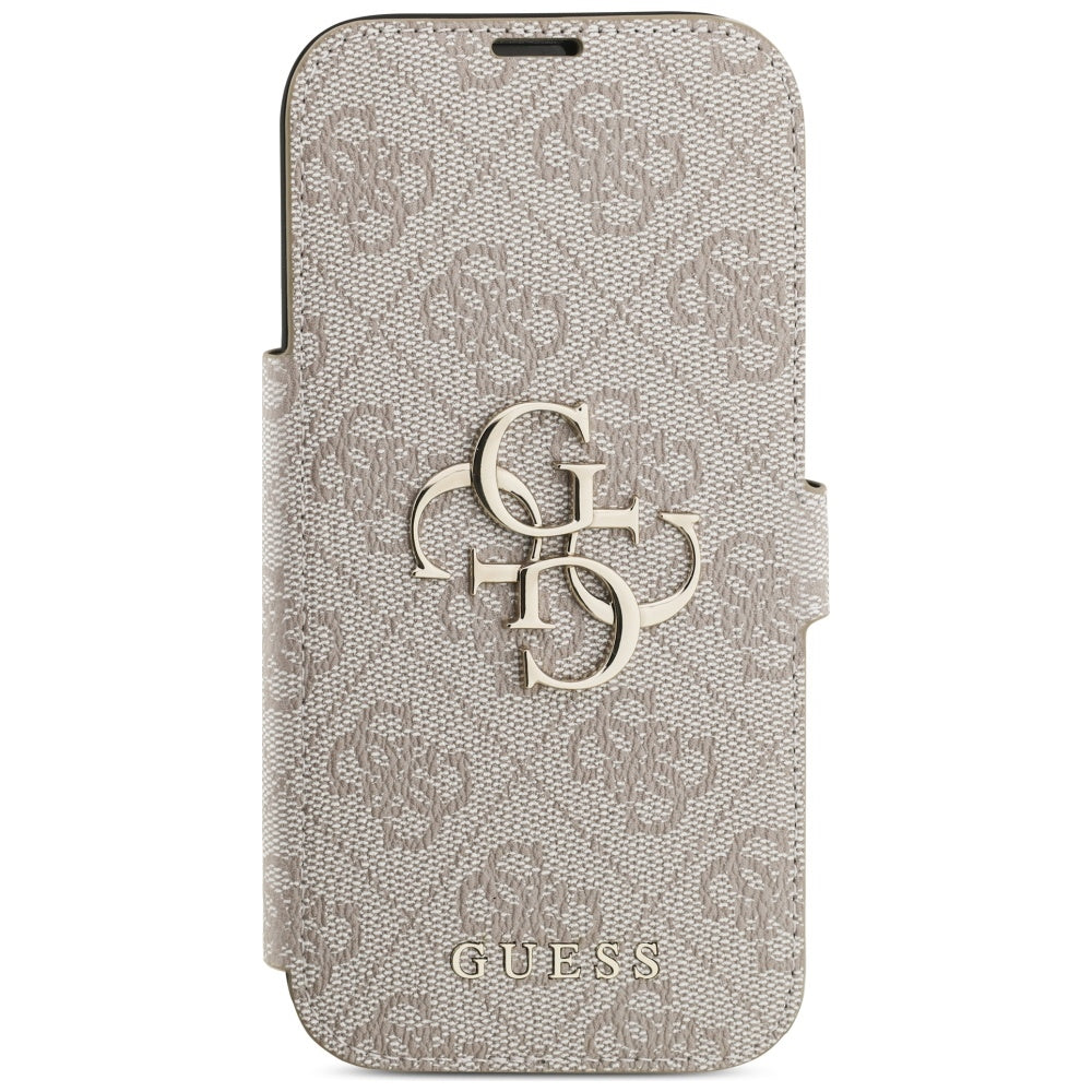 Guess Book 4G Metal Logo Case for iPhone 17 Pro - Pink