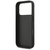 Guess Fixed Glitter Big 4G case til iPhone 17 Pro - sort