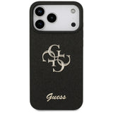 Guess Fixed Glitter Big 4G case for iPhone 17 Pro Max - black