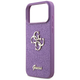 Guess Fixed Glitter Big 4G case til iPhone 17 Pro Max - lilla