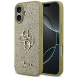 Guess Fixed Glitter Big 4G case for iPhone 17 - gold