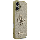 Guess Fixed Glitter Big 4G case for iPhone 17 - gold