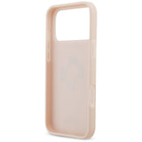 Guess Grained Big 4G & Classic Logo Case for iPhone 17 Pro Max - Pink