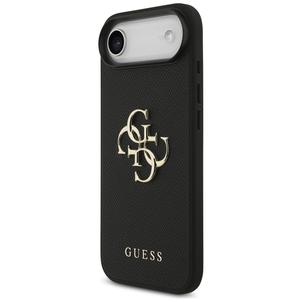 Guess Grained Big 4G & Classic Logo-kasse til iPhone Air - sort